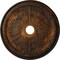 Ekena Millwork Winsor Ceiling Medallion (Fits Canopies up to 4"), Hand-Painted Rust, 27 1/2"OD x 4"ID x 1 1/2"P CM27WIRUS - alternate 1